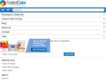 Tablet Screenshot of foldedcolor.com